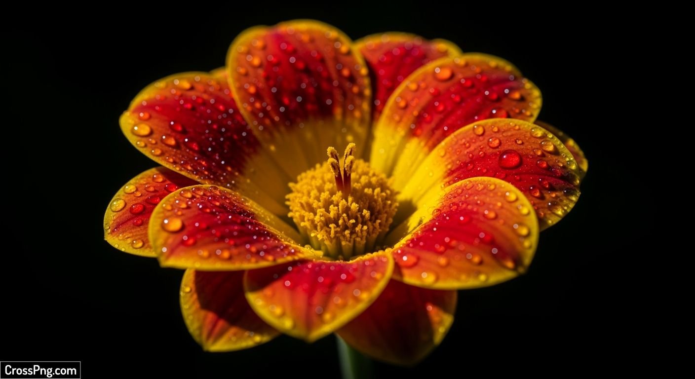 Flower black background wallpaper image 7