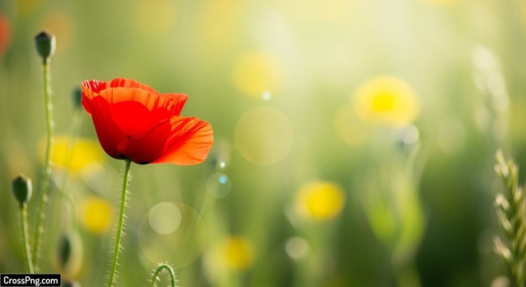 Flower blur background image 3
