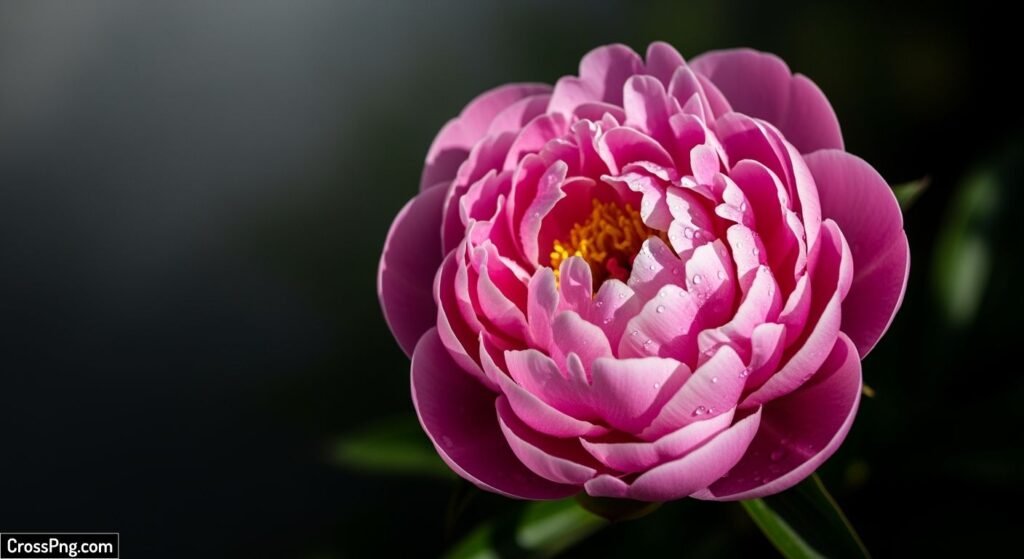 Flower dark background image