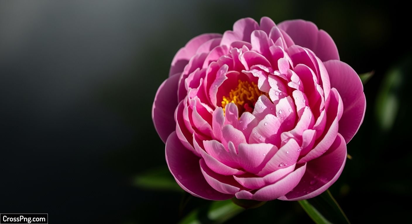 Flower dark background image