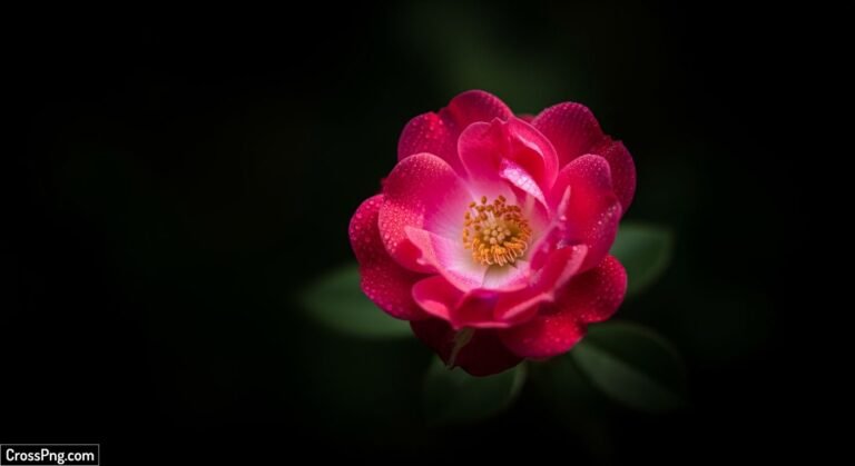 Flower dark background image