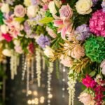 Flower decoration background image