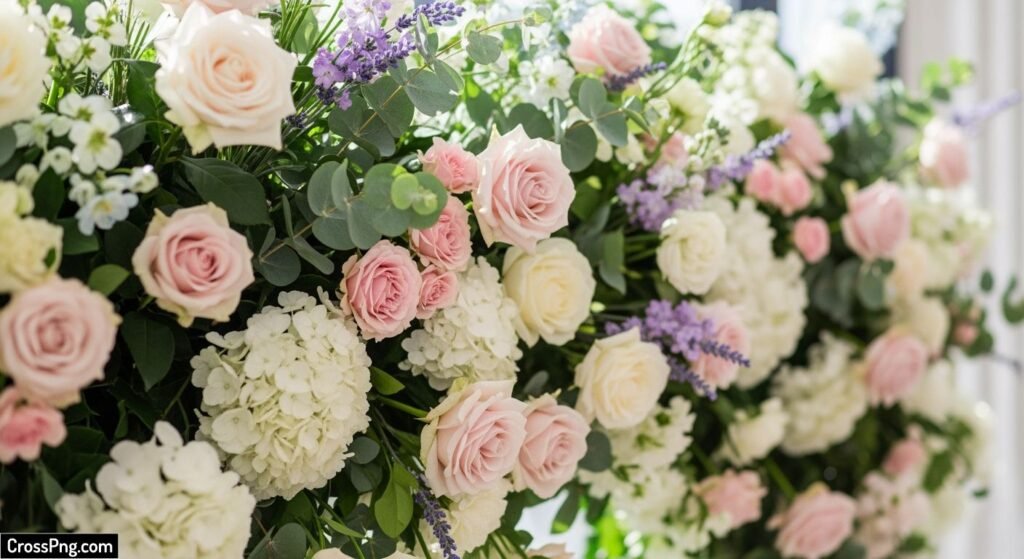 Flower decoration background image 3