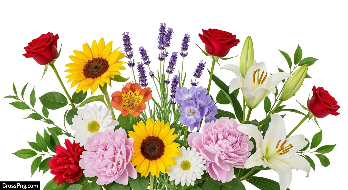 Flower images with white background image 2