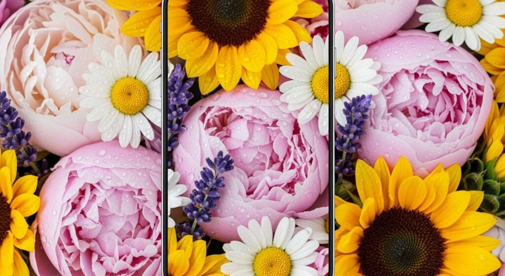 Flower phone background image 2
