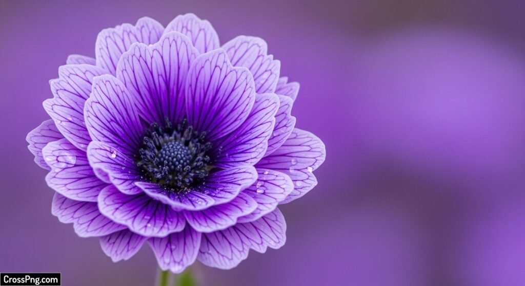 Flower purple background image 2