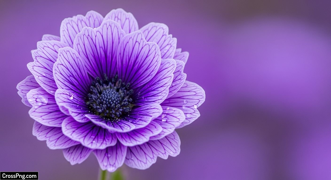Flower purple background image 2