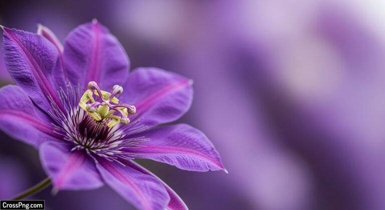 Flower purple background image