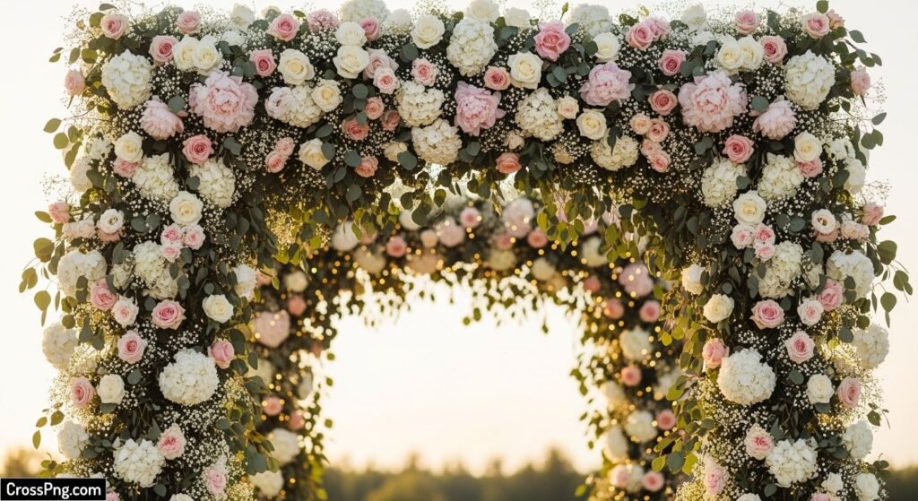 Flower wedding background image 2