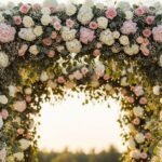 Flower wedding background image 2