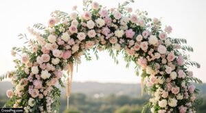 Flower wedding background image 3