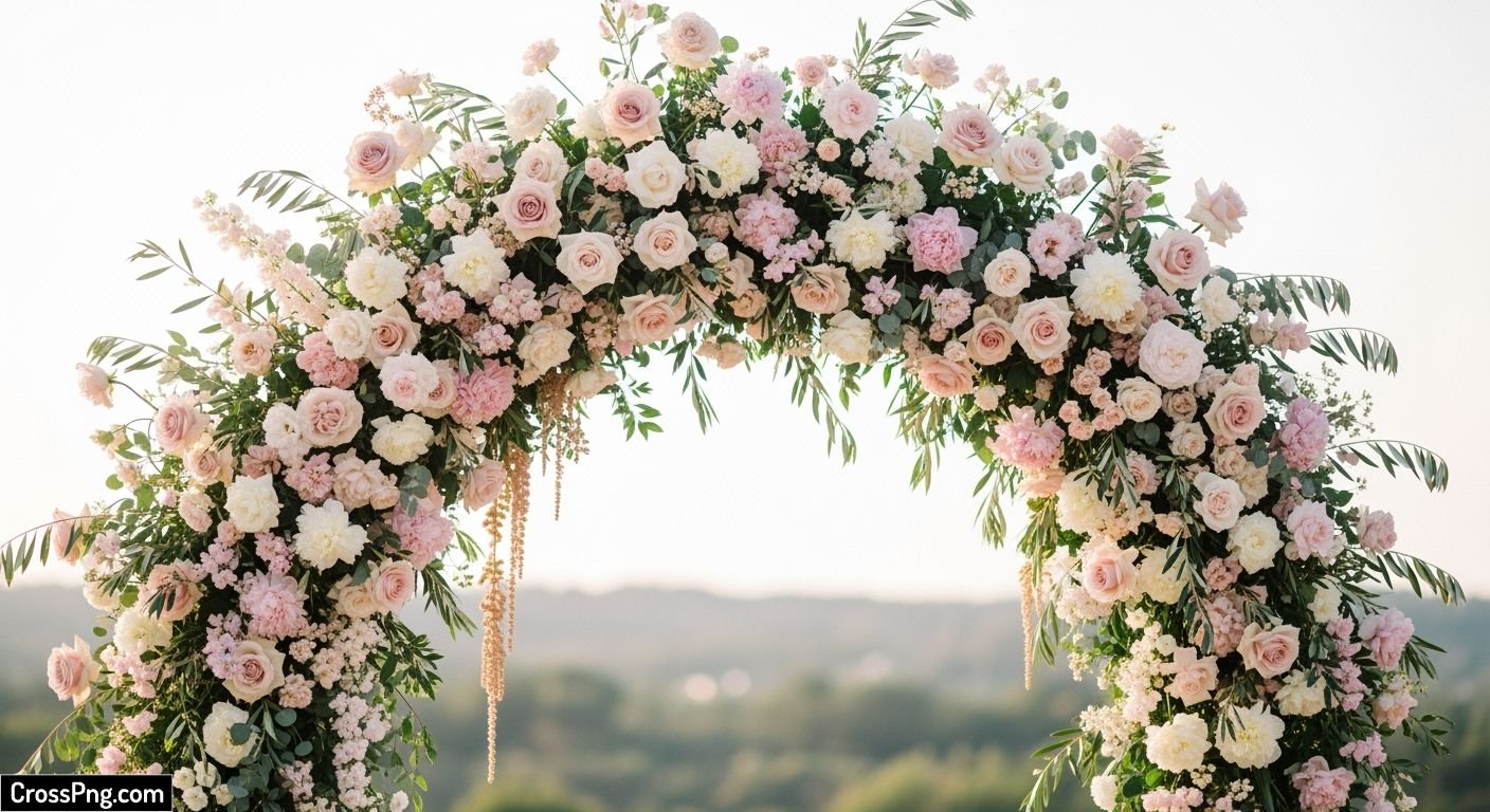 Flower wedding background image 3