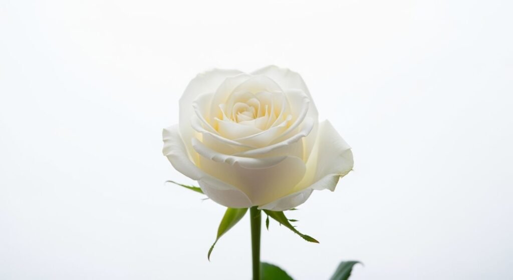 Flower white background image