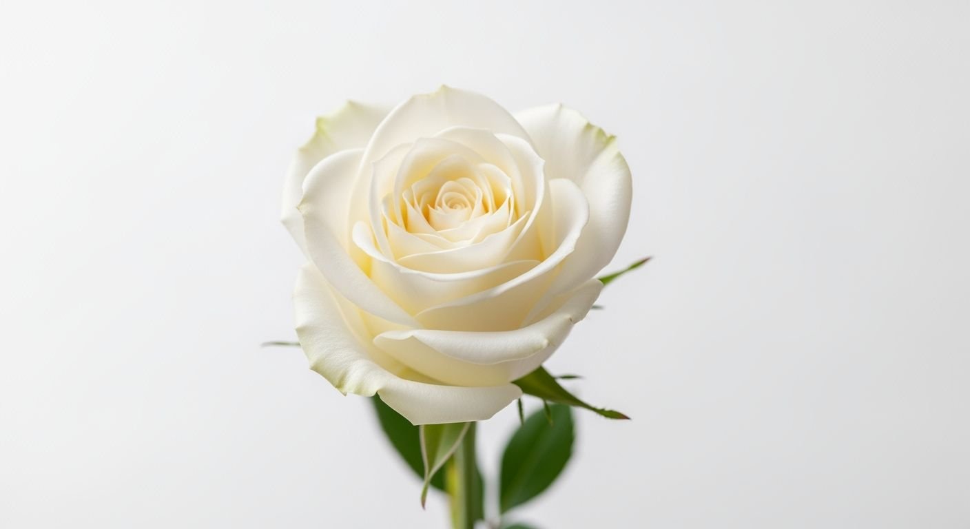 Flower white background image 2