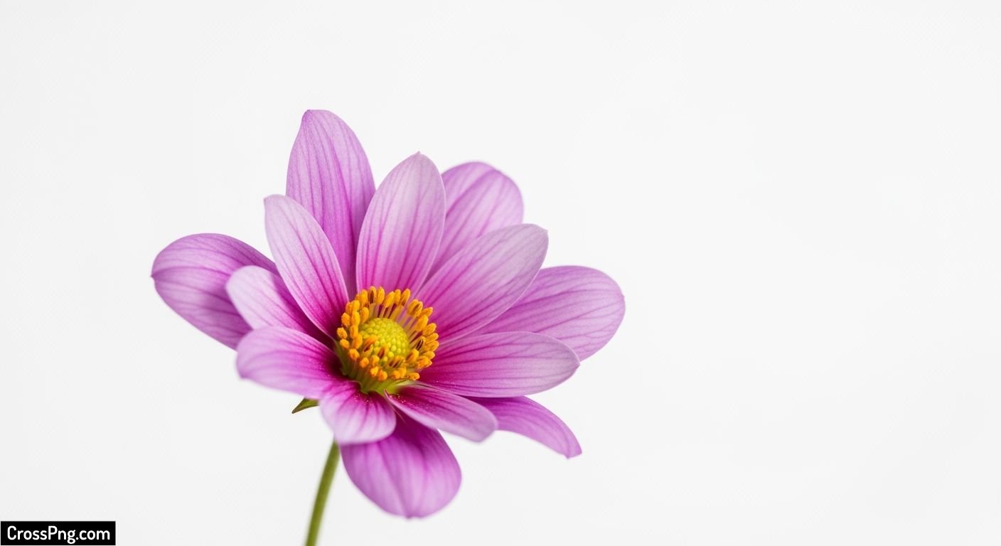 Flower white background image 3