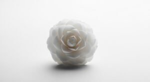 Flower white background image 4