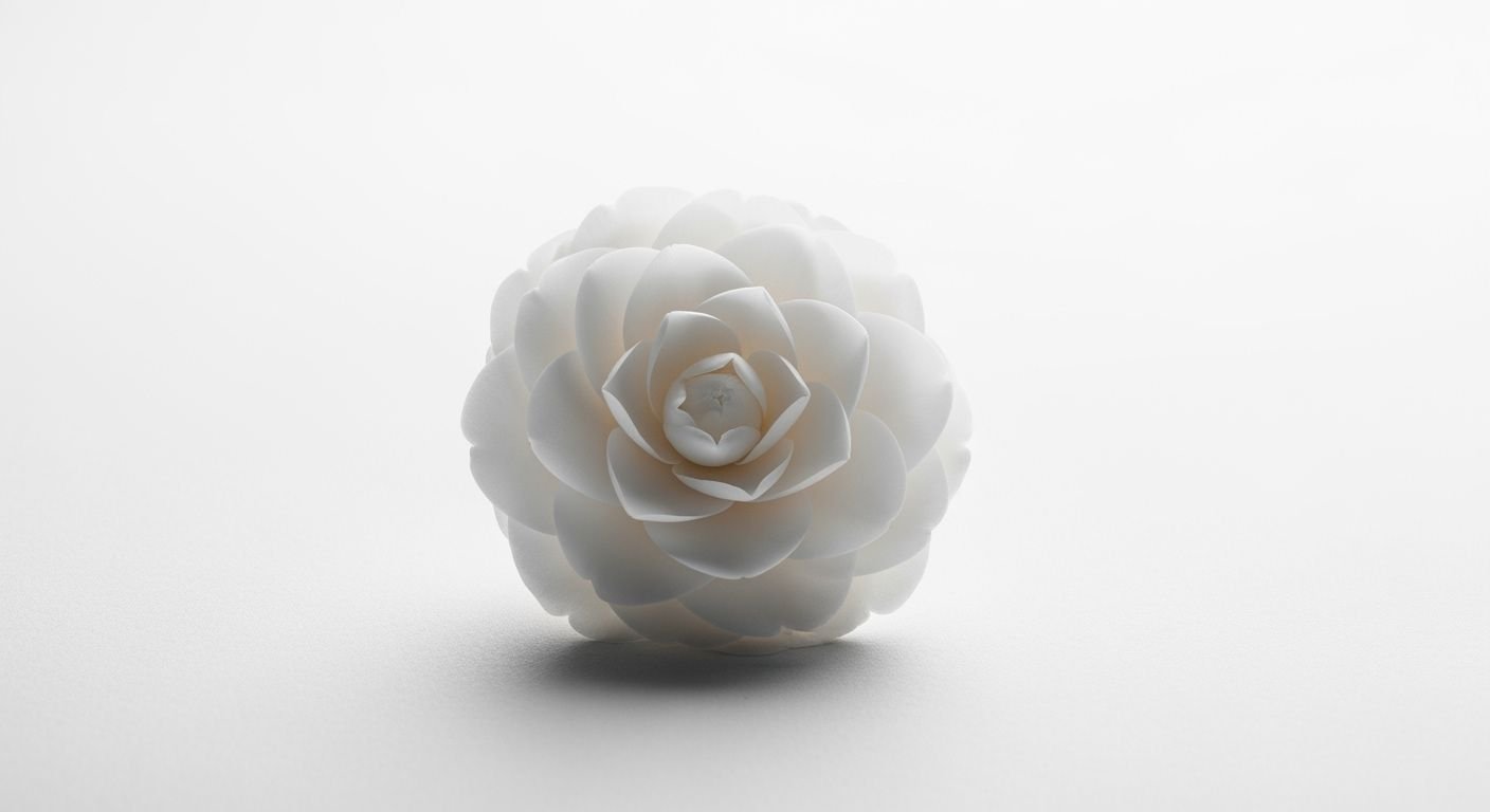 Flower white background image 4