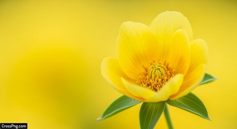 Flower yellow background image 2