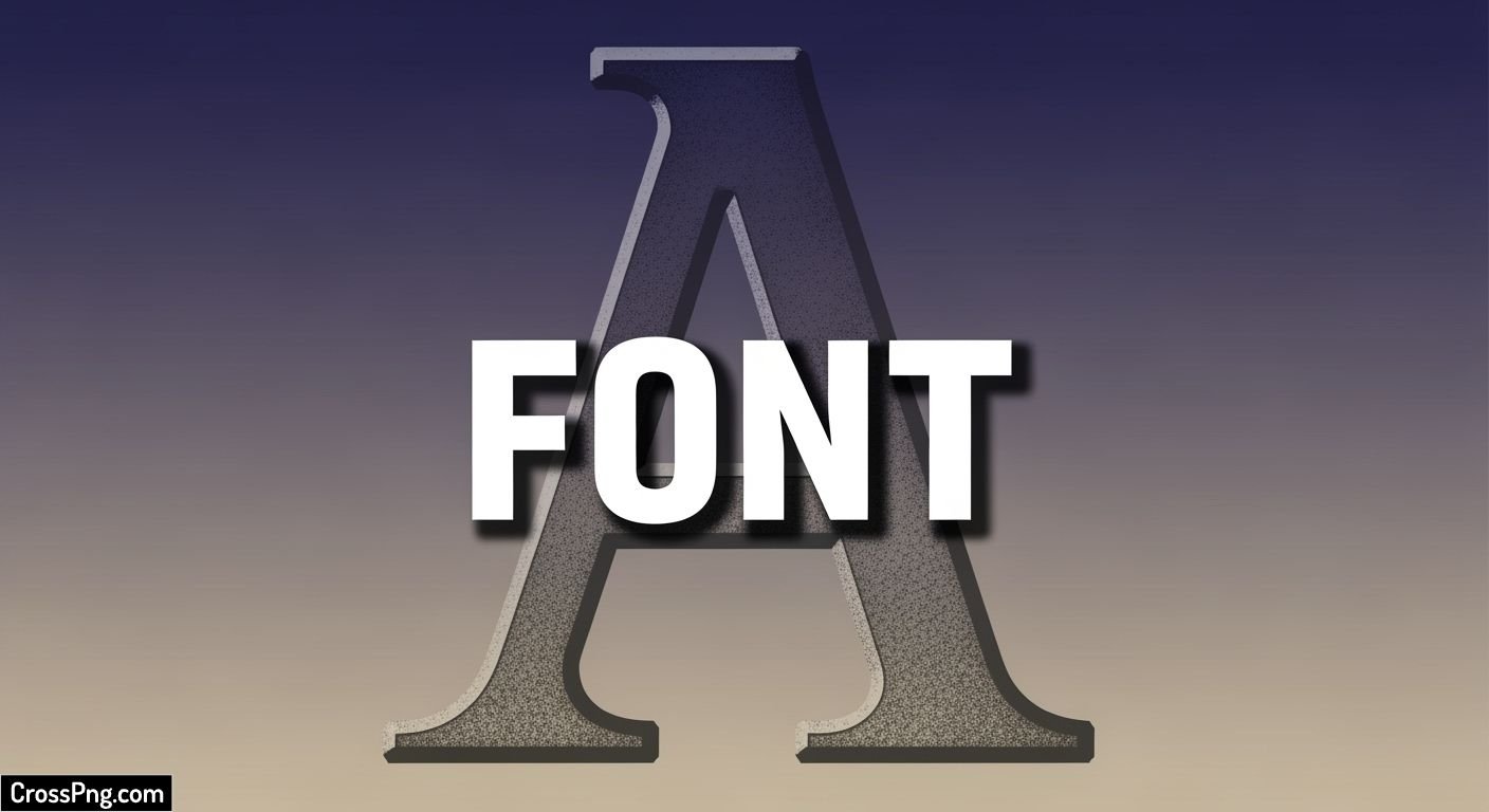 Font background image