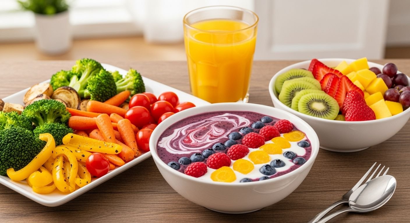 Food color grading examples for bright image 2