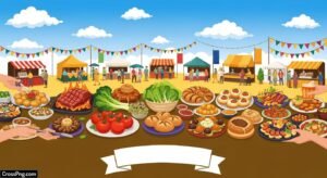 Food festival poster background image 2