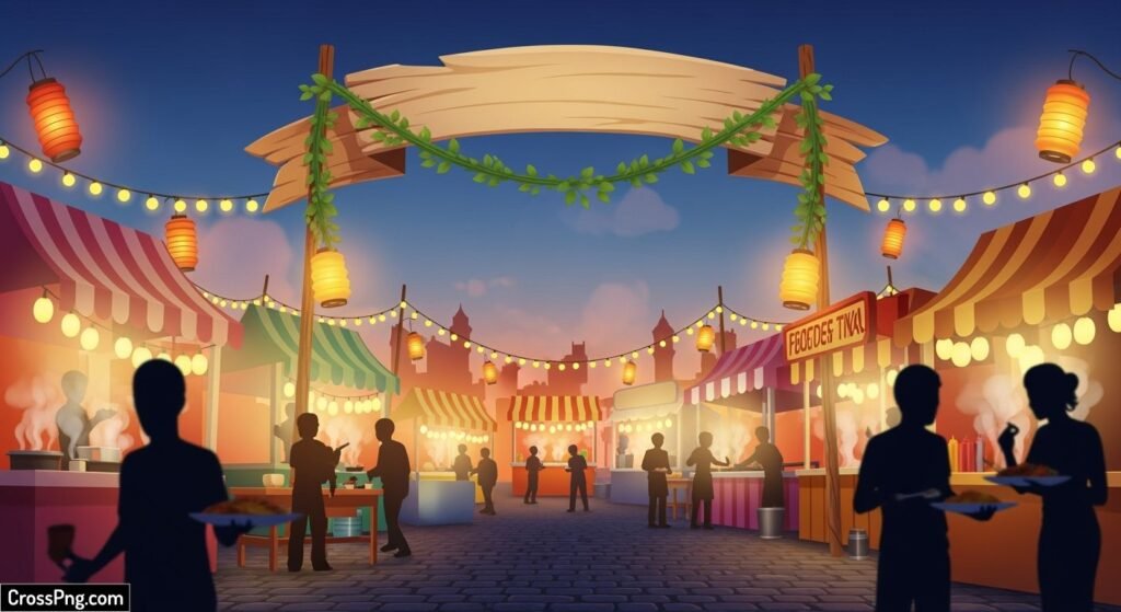 Food festival poster background image 3