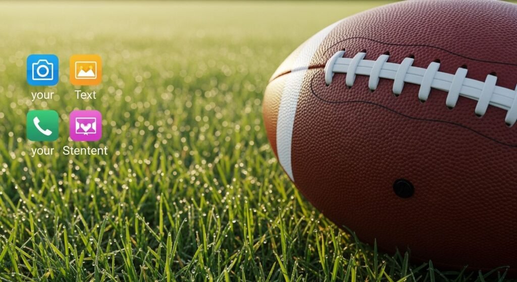 Football iphone background image 3