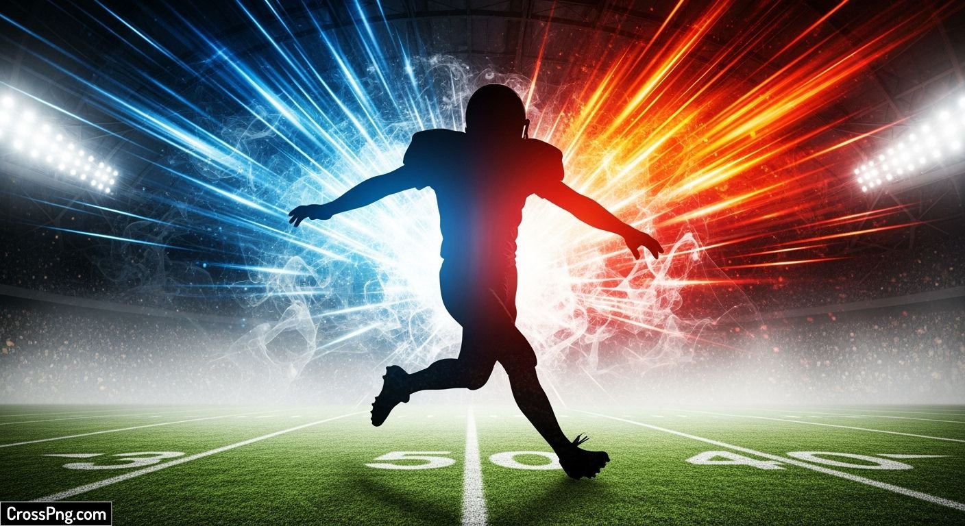 Football poster background image