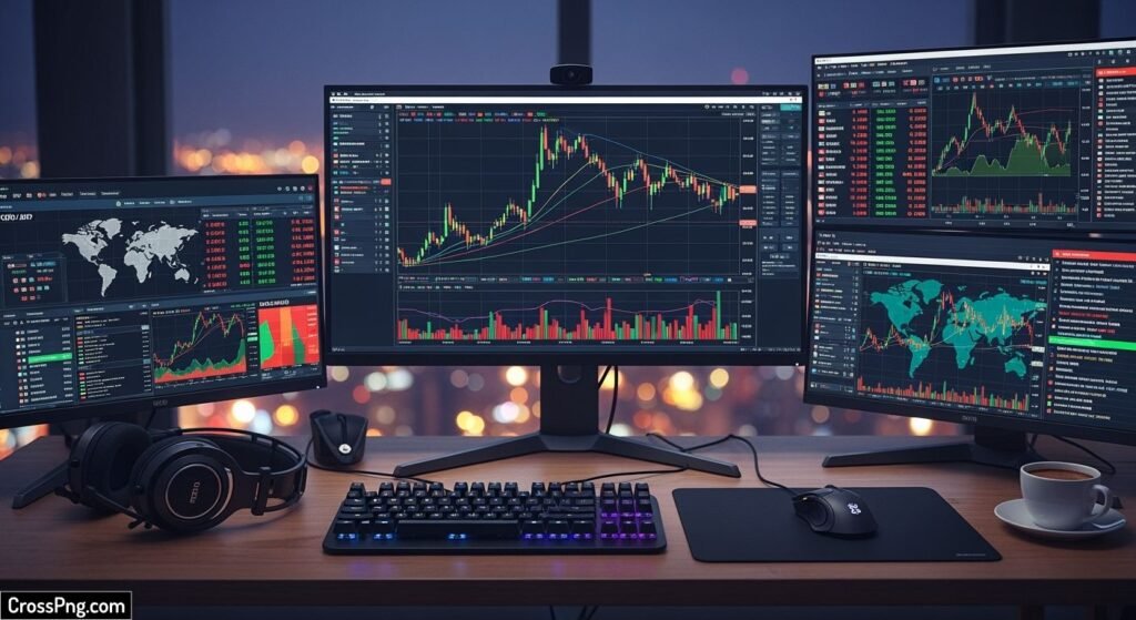 Forex trading background image 3