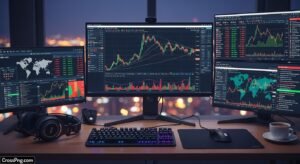 Forex trading background image 3