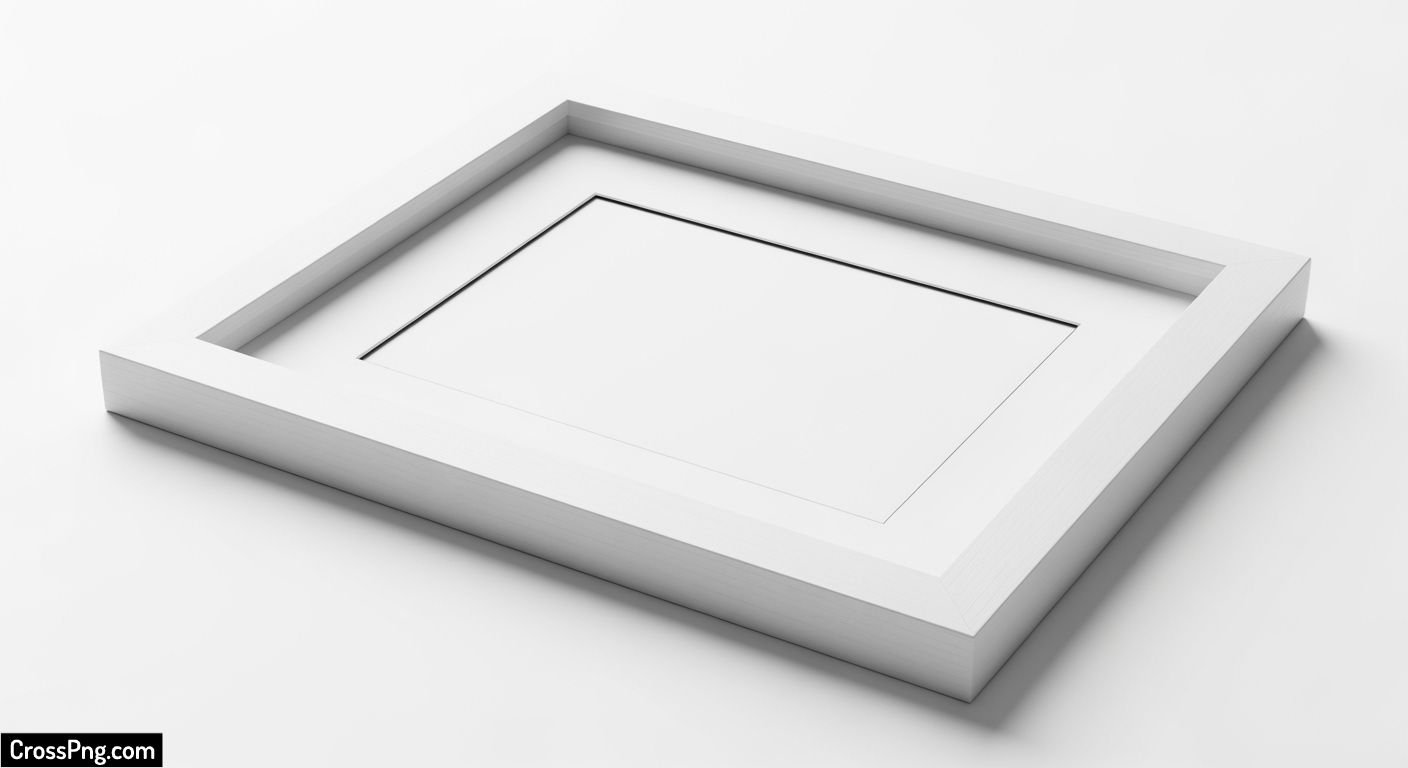 Frame white background image 4