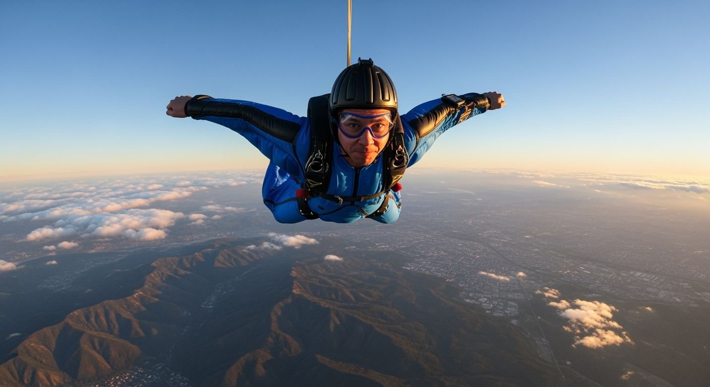 Free fall background image