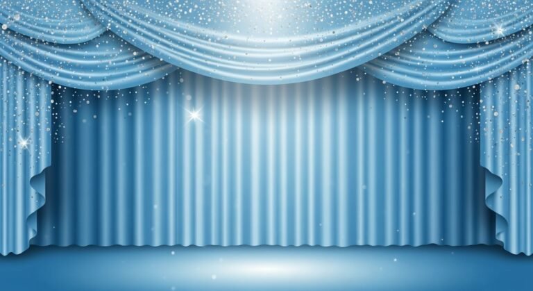 Free light blue pageant background image