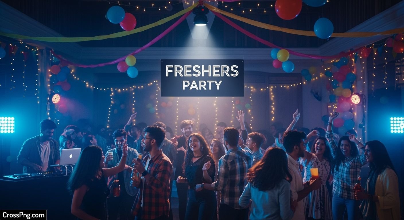 Freshers party background image 2