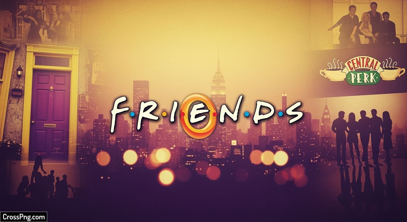 Friends banner background hd image 2