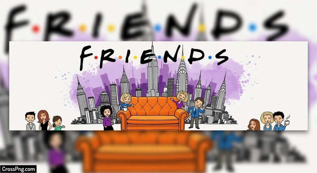 Friends banner background image