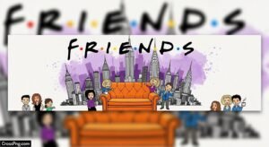 Friends banner background image