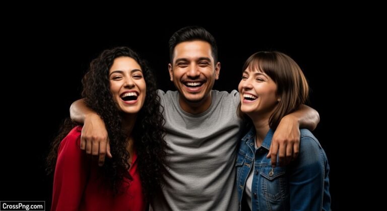 Friends black background image 2