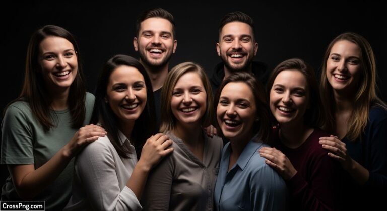 Friends black background image 3