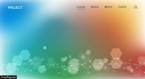Front page background design for project image