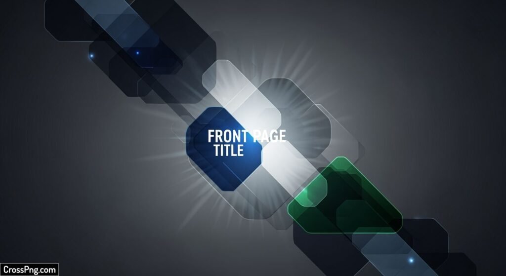 Front page background design for project image