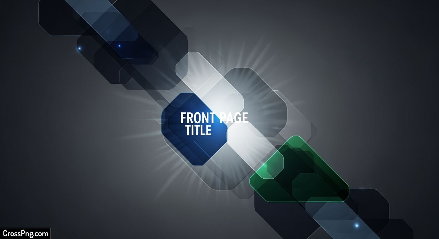 Front page background design for project image