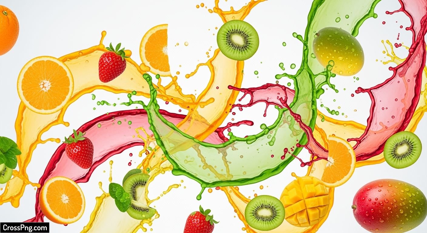Fruit juice background image