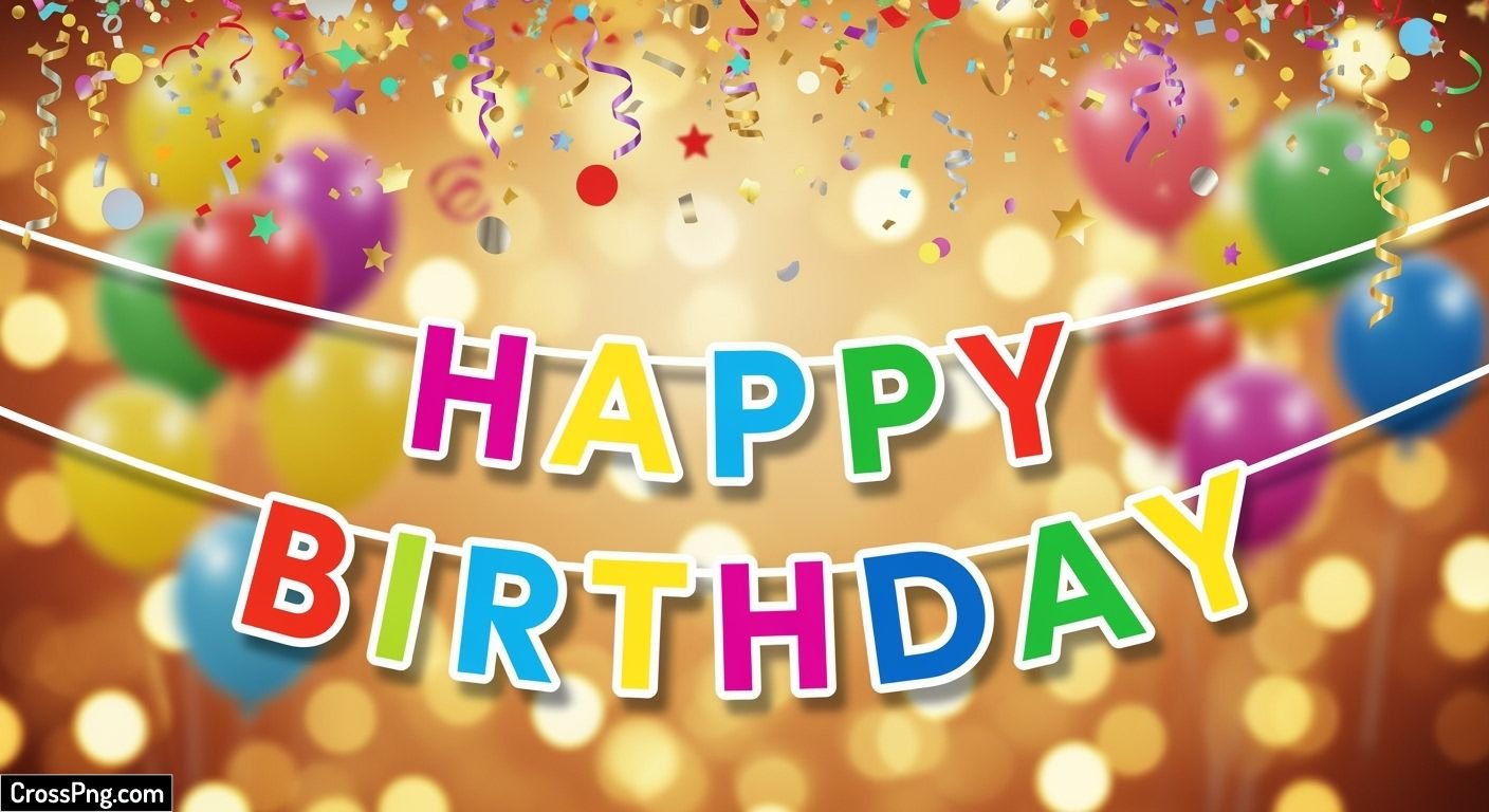 Full hd happy birthday banner background image