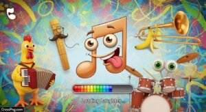 Funny background music download image