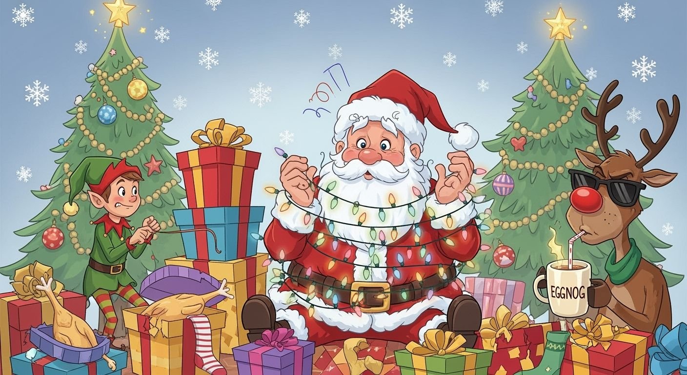 Funny xmas background image