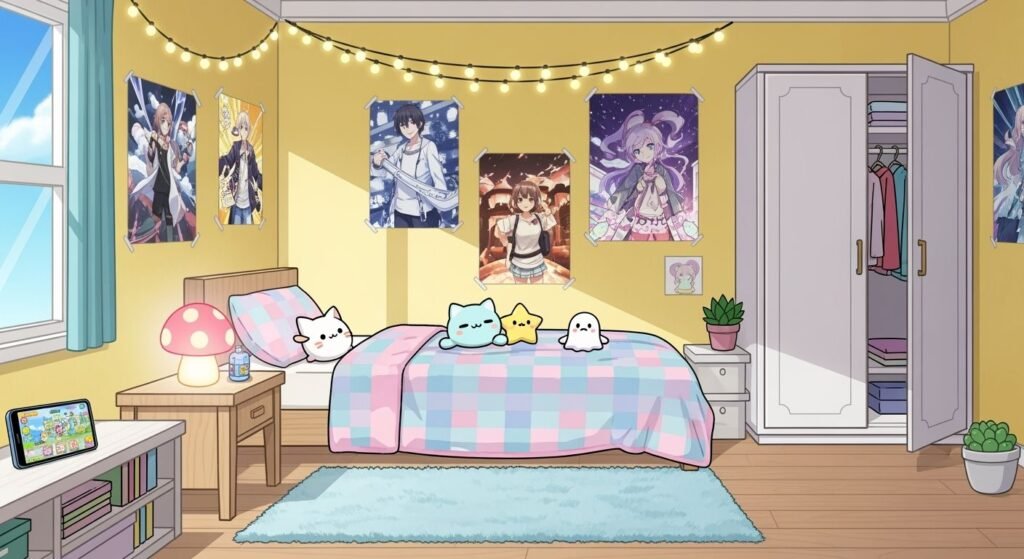 Gacha bedroom background image 3