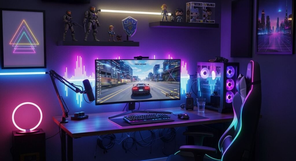 Gaming room background image