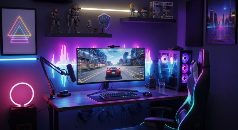 Gaming room background image