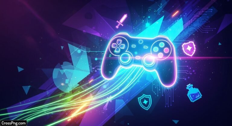 Gaming thumbnail background image